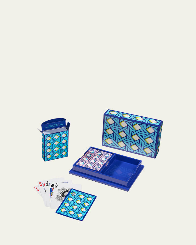 Basketweave Lacquer Card Set